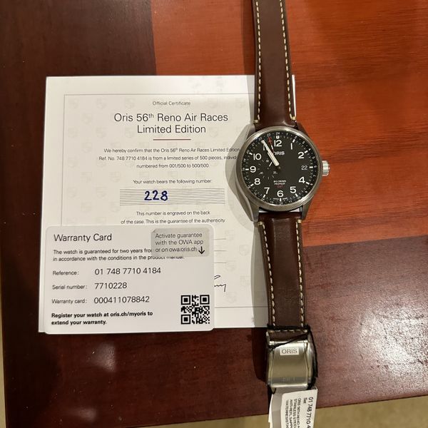 oris 56th reno air races limited edition