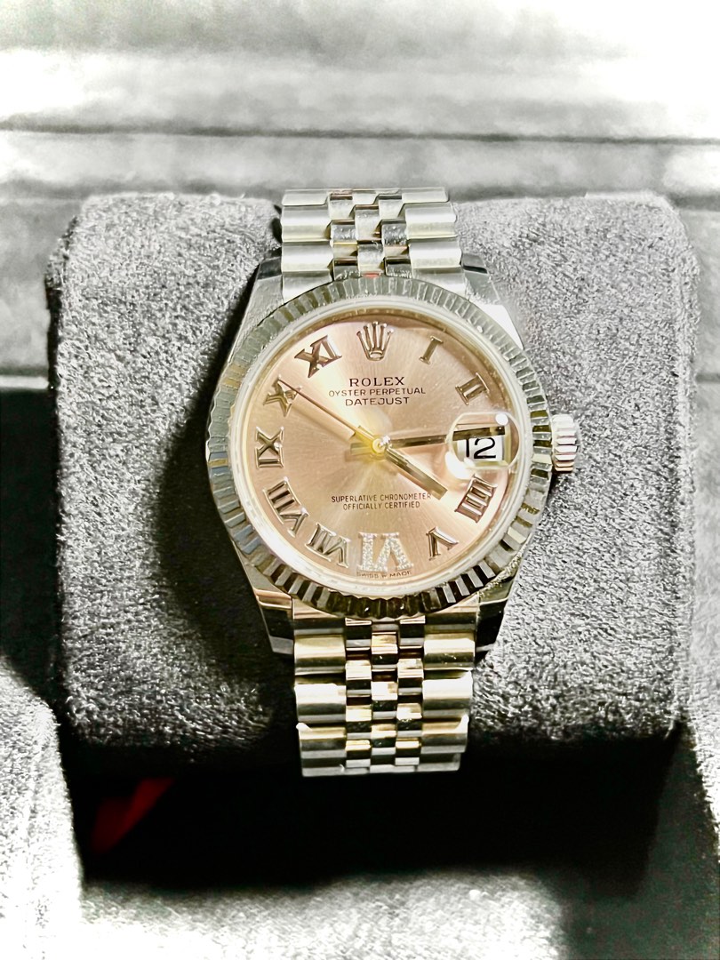 Rolex datejust hotsell 31 pink dial