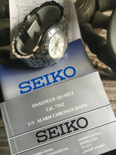 Mens Seiko Analogue quartz  1/5 ALARM Chronograph Watch |  WatchCharts