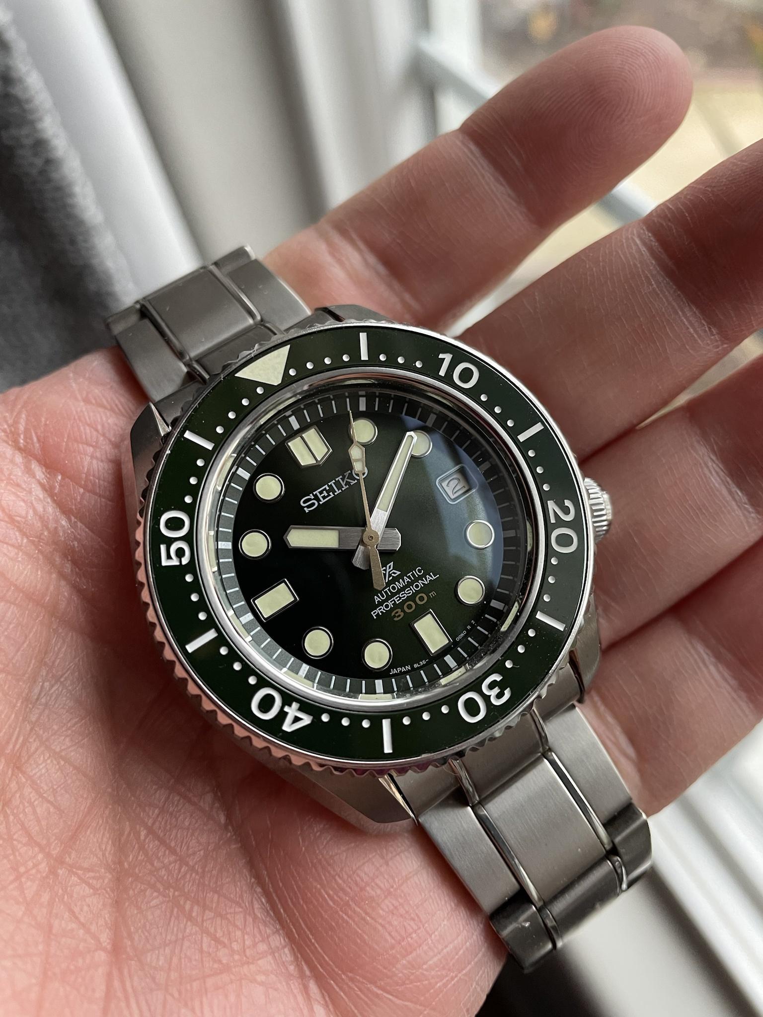 FS: Seiko Green Marinemaster 300 Ref. SLA019 | WatchCharts