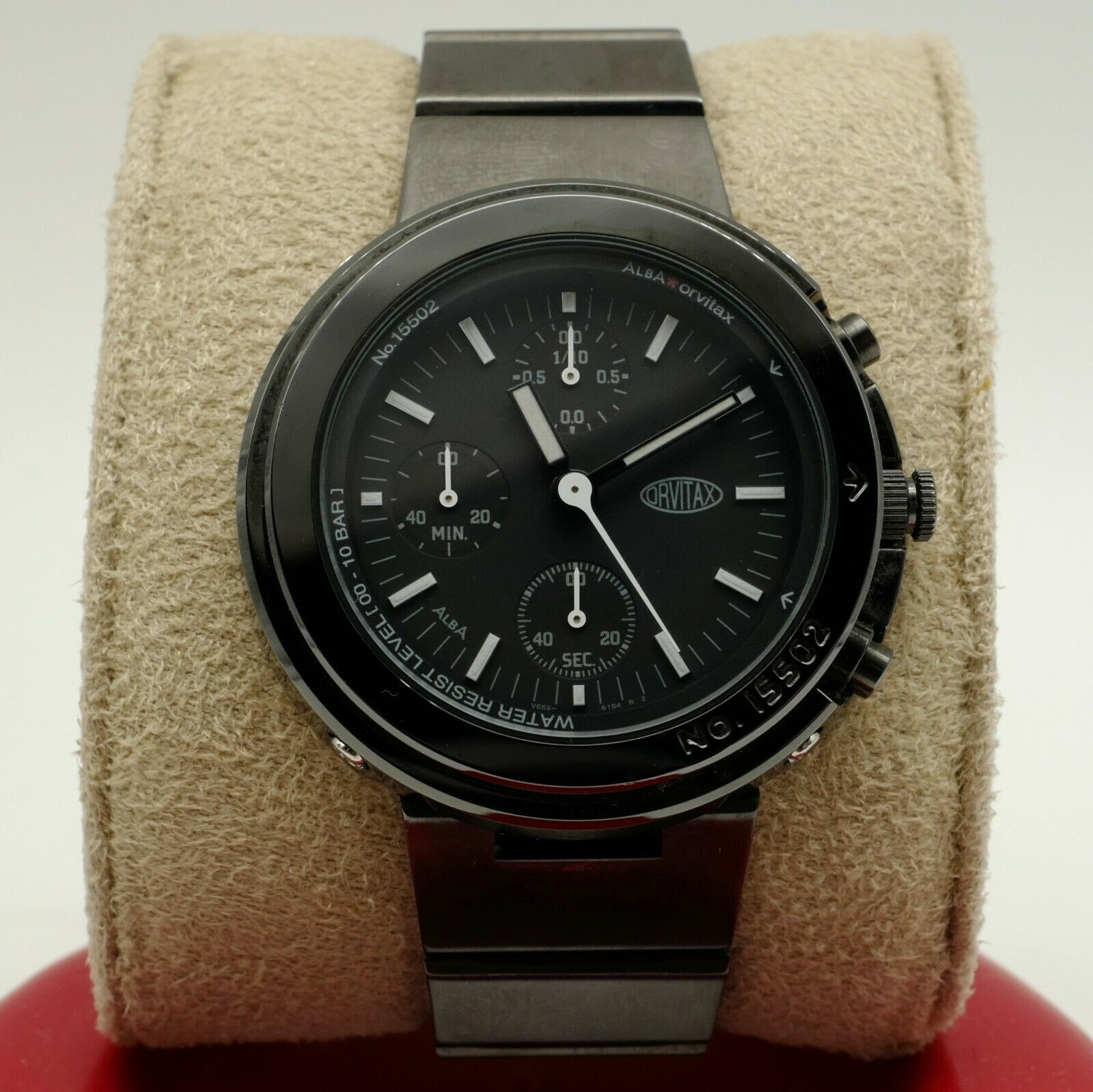 Seiko Alba Orvitax 15502 (black shroud) V655-6110 watch