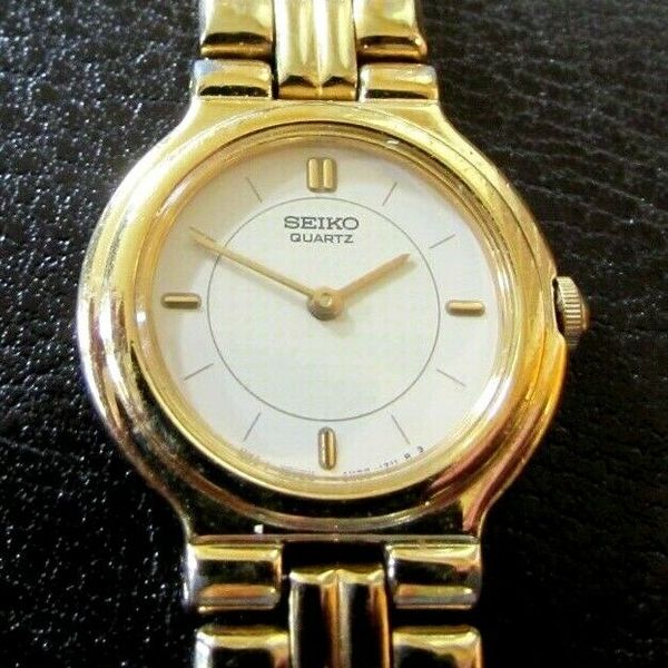 SEIKO QUARTZ WOMEN'S GOLD TONE WATCH 4N00-0291 | WatchCharts