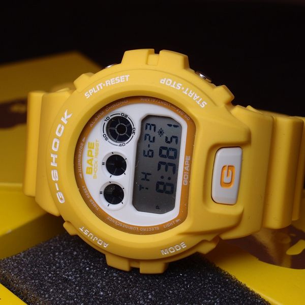 FS: Casio G Shock DW-6900 Yellow Bape G Shock X Bape (Like new in