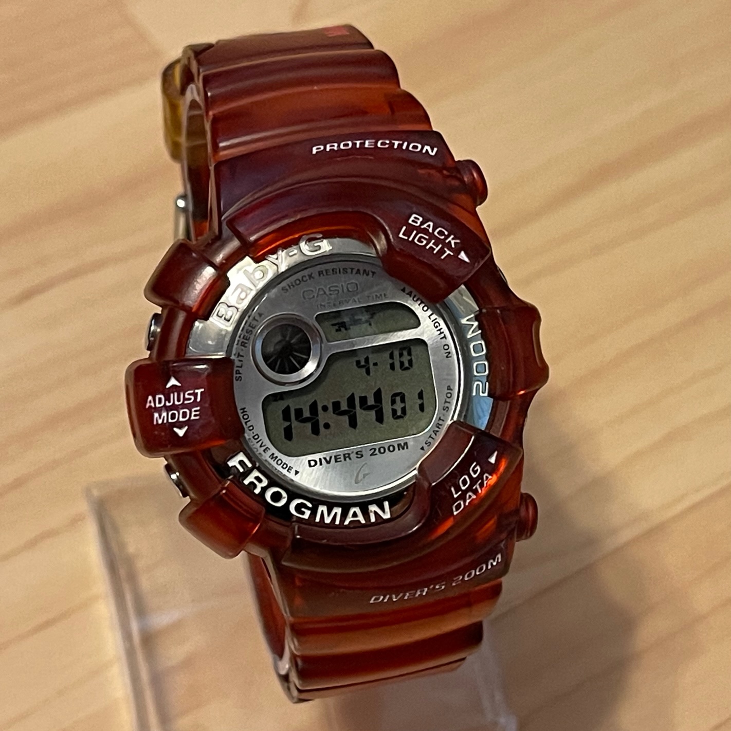 希少 CASIO Baby-G BGW-100WC-2T W.C.C.S. WTS] Casio G-Shock Baby-G Frogman Candy Apple Red WCCS BGW-100WC