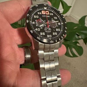 Citizen Beams 1984 Special Order Silver Chronograph Eco-Drive from