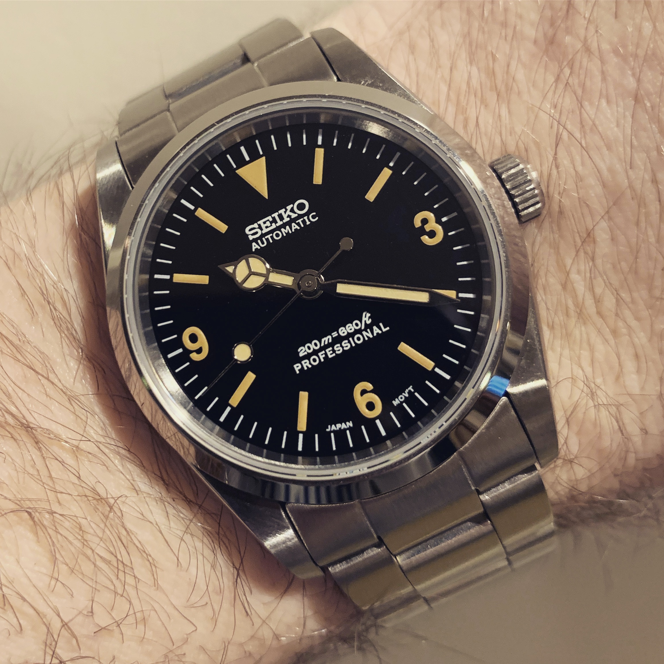 NH35 ビンテージ モッド 腕時計 1016 エクスプローラー