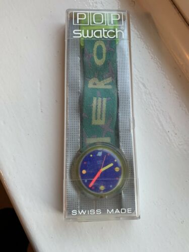 Mens Vintage Pop Swatch Watch Space Hero Planets Swiss Made 90s