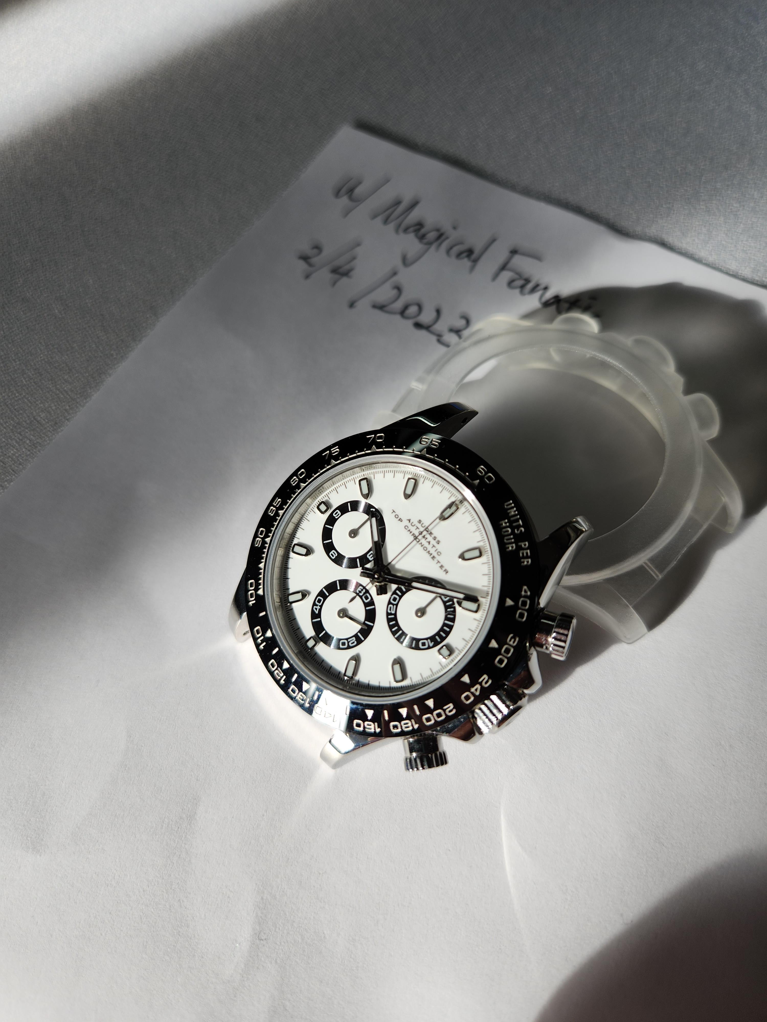 WTS] Sugess Top Chronometer V3 Daytona Homage, no bracelet | WatchCharts  Marketplace