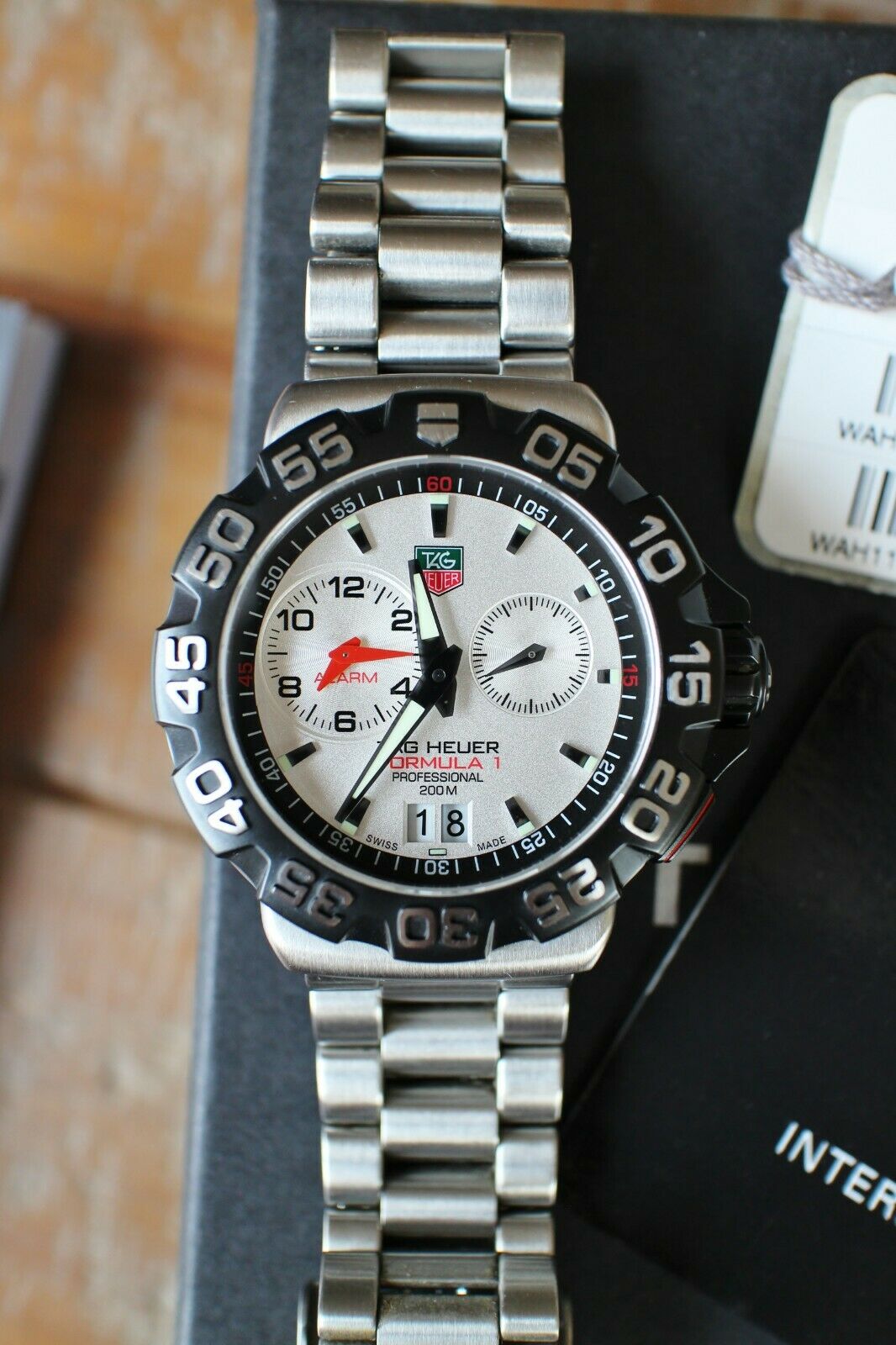 100 Authentic Tag Heuer WAH111B.BA0850 Formula One 1 Mens