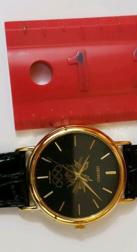Seiko 7N21 8A00 Nagano Japan 1993 Olympics Commemorative NAOC TM