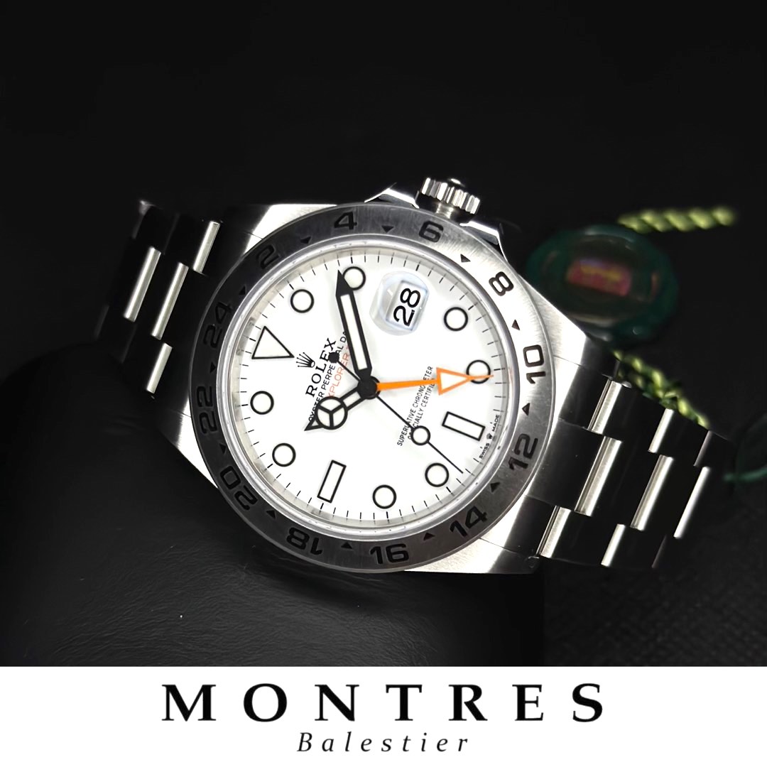 Rolex explorer clearance 2 white face