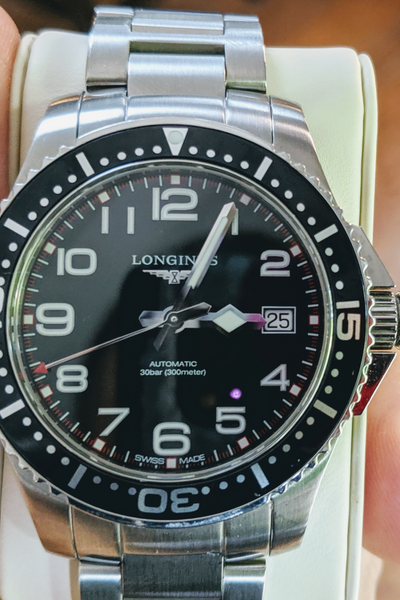 Longines Hydroconquest Automatic 39 Black L3.694.4.53 Price, Specs ...