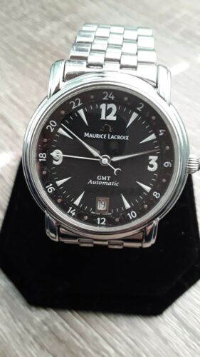 Mens MAURICE LACROIX Pontos 10818 GMT Automatic No Reserve