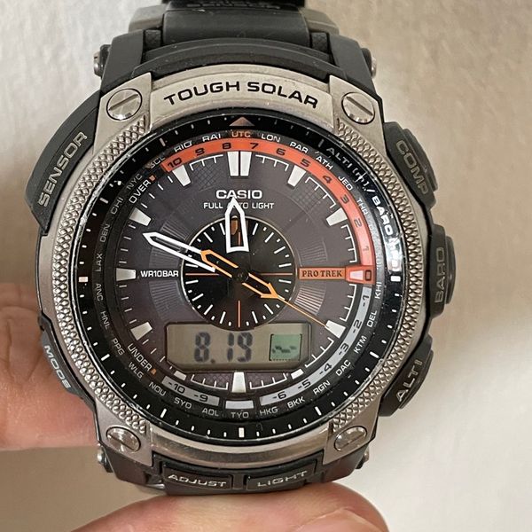 Casio Protrek Top Of The Line Model Prg500 