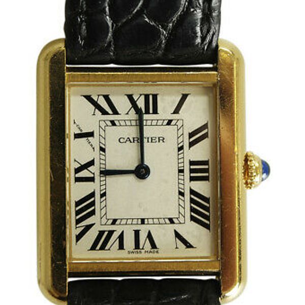 Cartier Tank Solo 18kt Gold Reference 2743