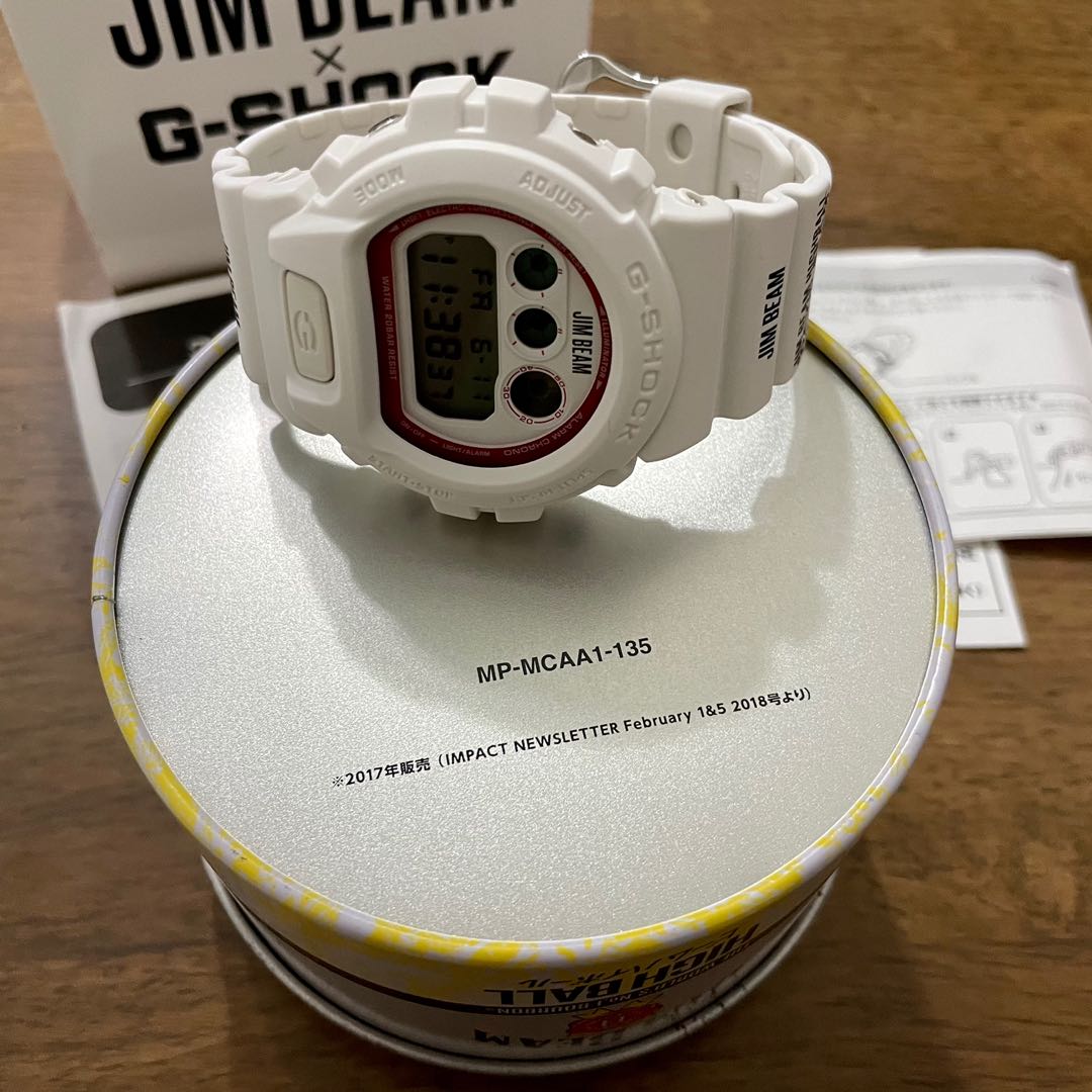 Limited Edition Jim Beam X G-Shock Collab White DW6900 Watch