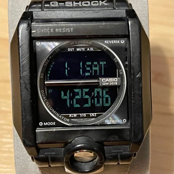 WTS] Casio G-Shock G-8100-1 Vintage Dual Illuminator Black Digital Watch  G8100 | WatchCharts Marketplace