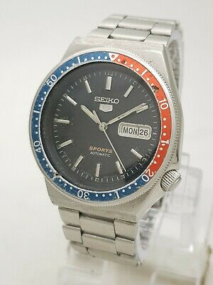 seiko 5 sports automatic pepsi