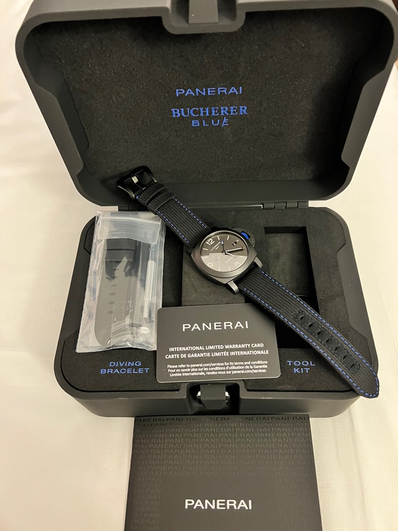 Panerai Luminor GMT PAM 1176 Bucherer Blue Limited Edition 44mm