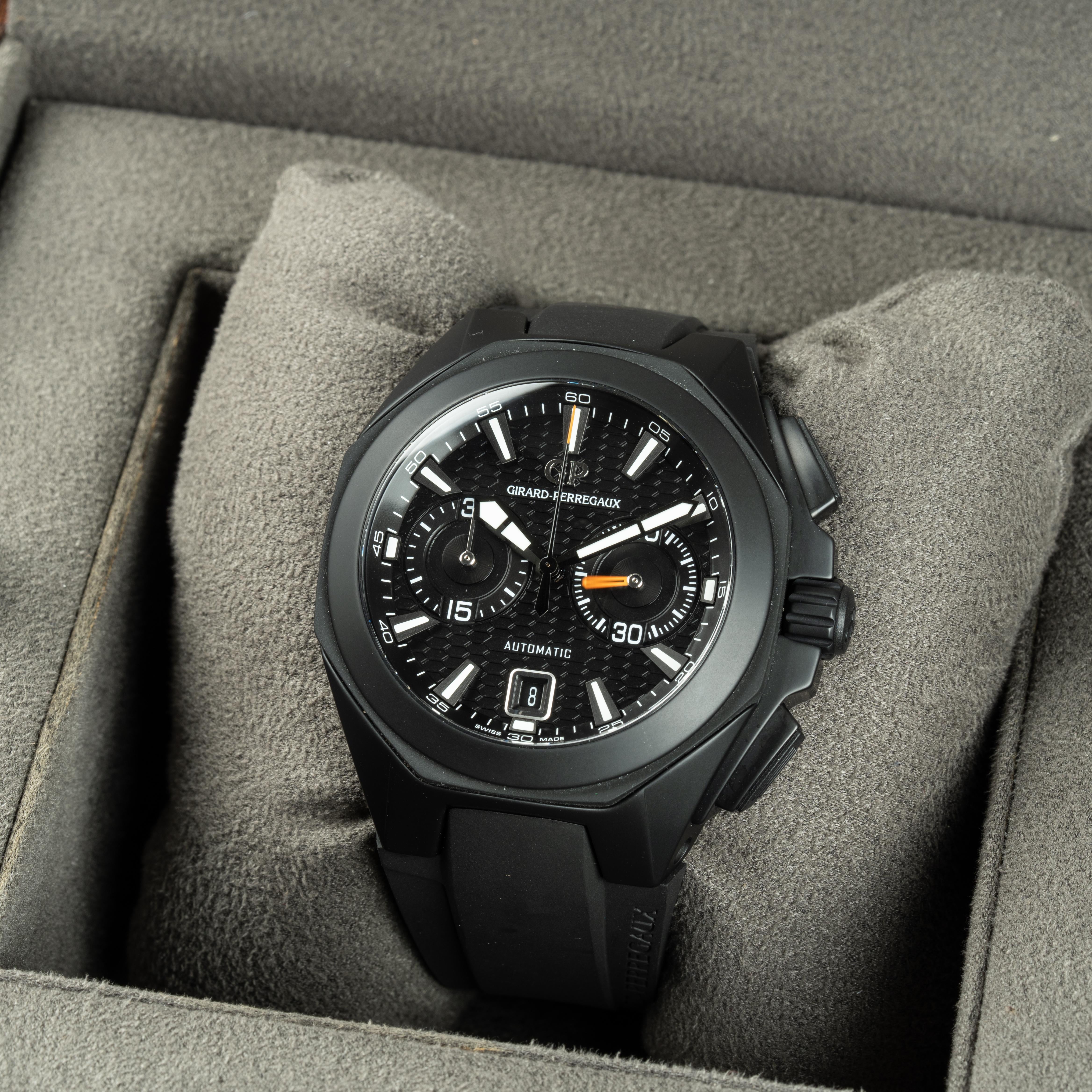 WTS Girard Perregaux Chrono Hawk Black Ceramic 49970.32.631.FK6A