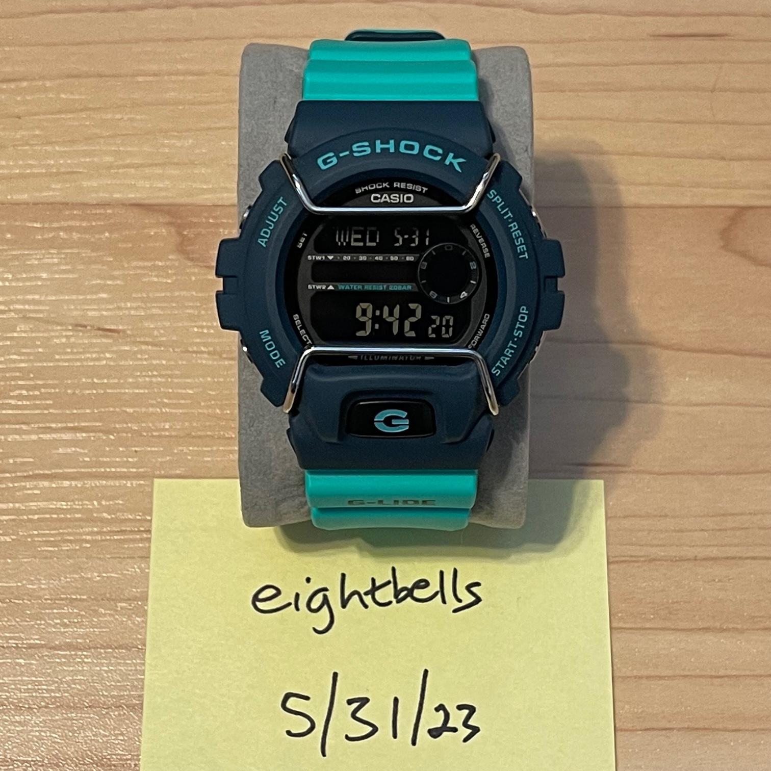 WTS] Casio G-Shock GLS-6900-2A G-Lide Turquoise & Navy Blue