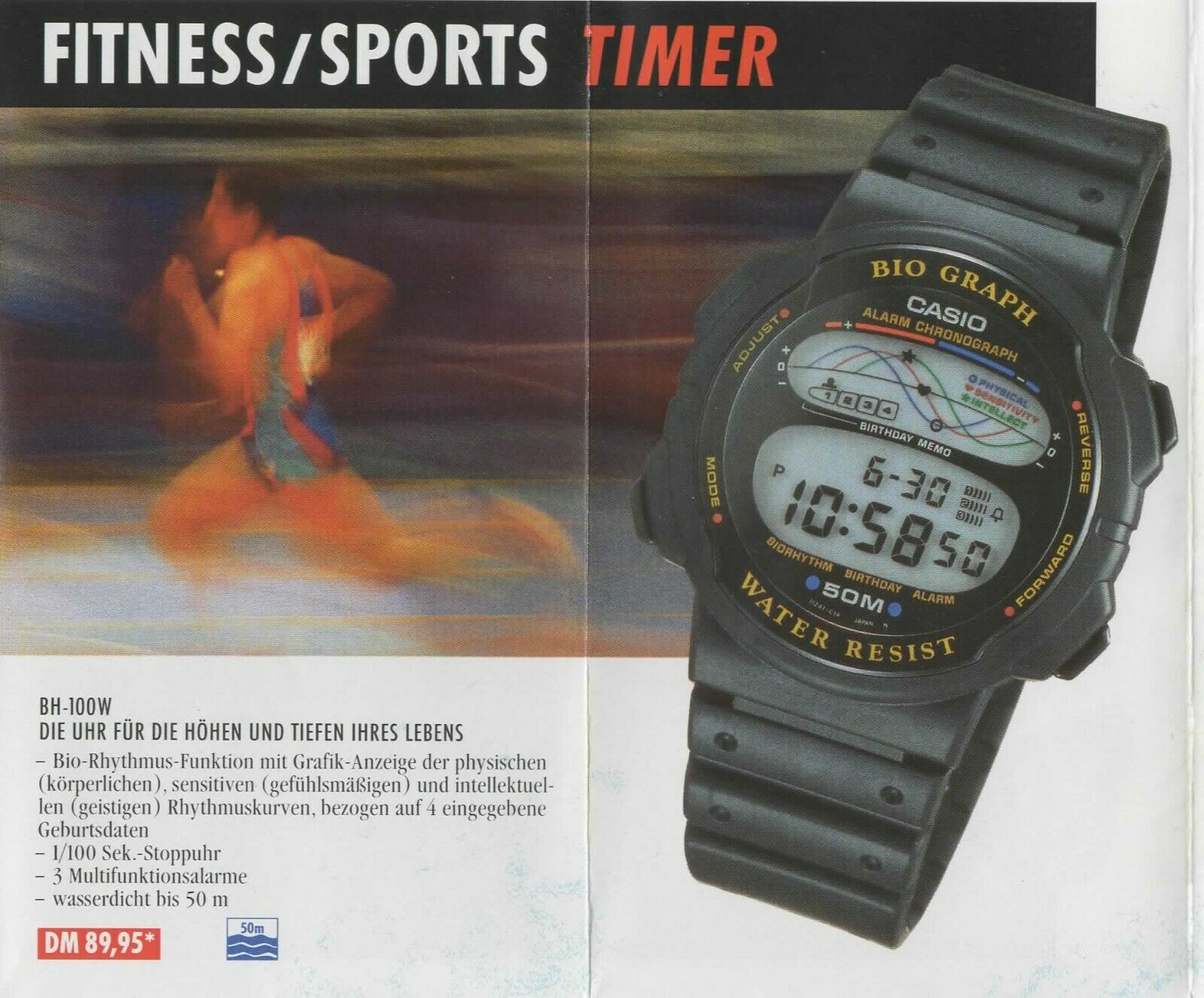 Casio BH-200 (946) Bio Graph Uhr von 1992 | WatchCharts Marketplace