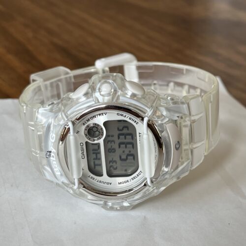 Baby g clear on sale watch