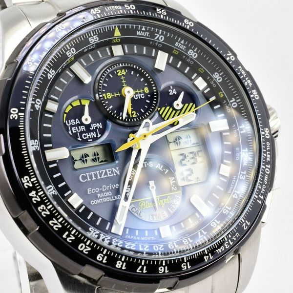 Citizen Eco Drive Blue Angels AT JY807852L, U680 movement WatchCharts