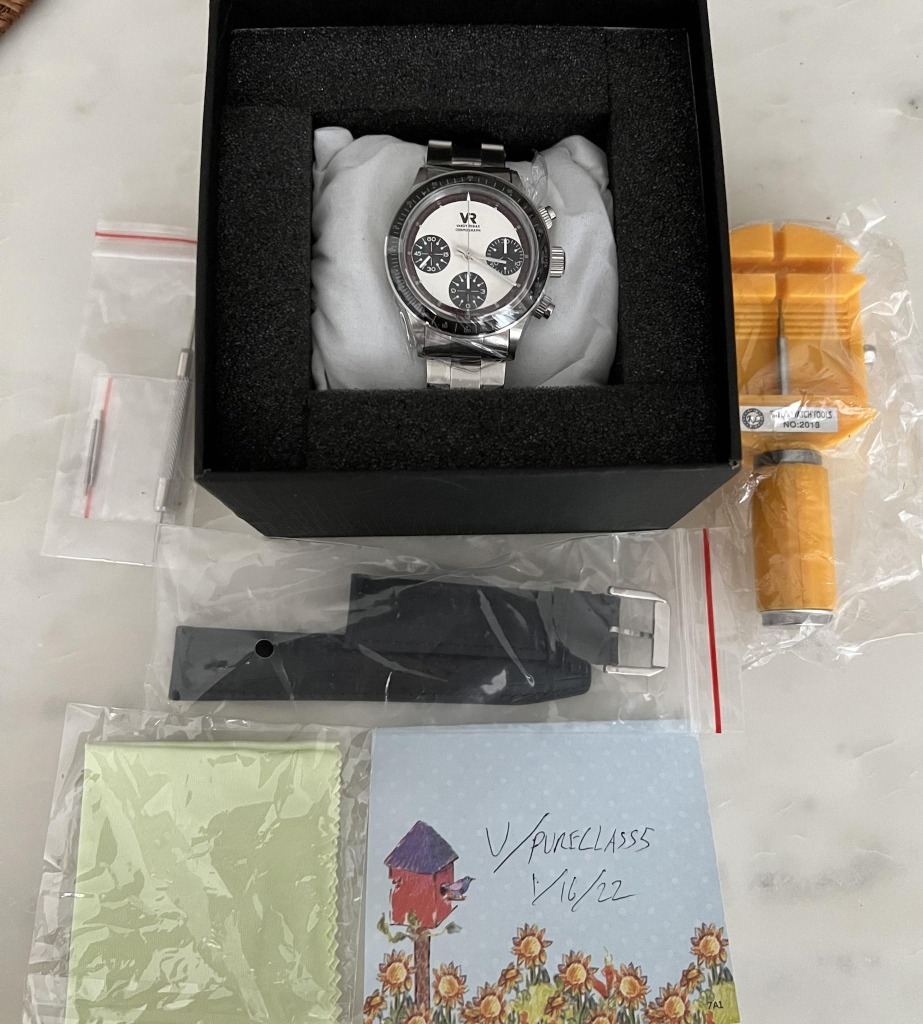 WTS] Vakuy Rigas Cosmograph Paul Newman Homage Chronograph Panda