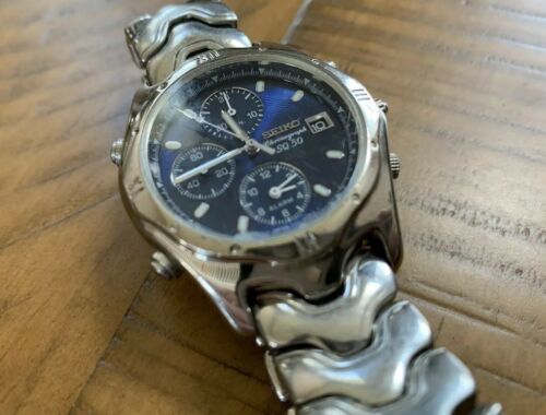 Men's Seiko SQ 50 Chronograph Watch | WatchCharts Marketplace