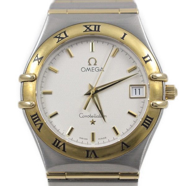 [Used] Omega Constellation Quartz Men's Watch K18 Full Bar Combination ...