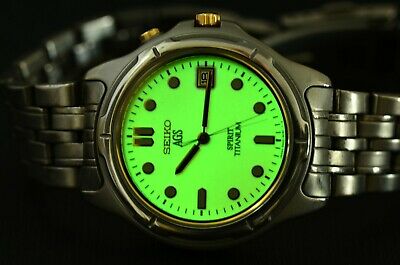 Seiko 5M22-6B50 Spirit AGS/Kinetic Luminous dial Large bracelet