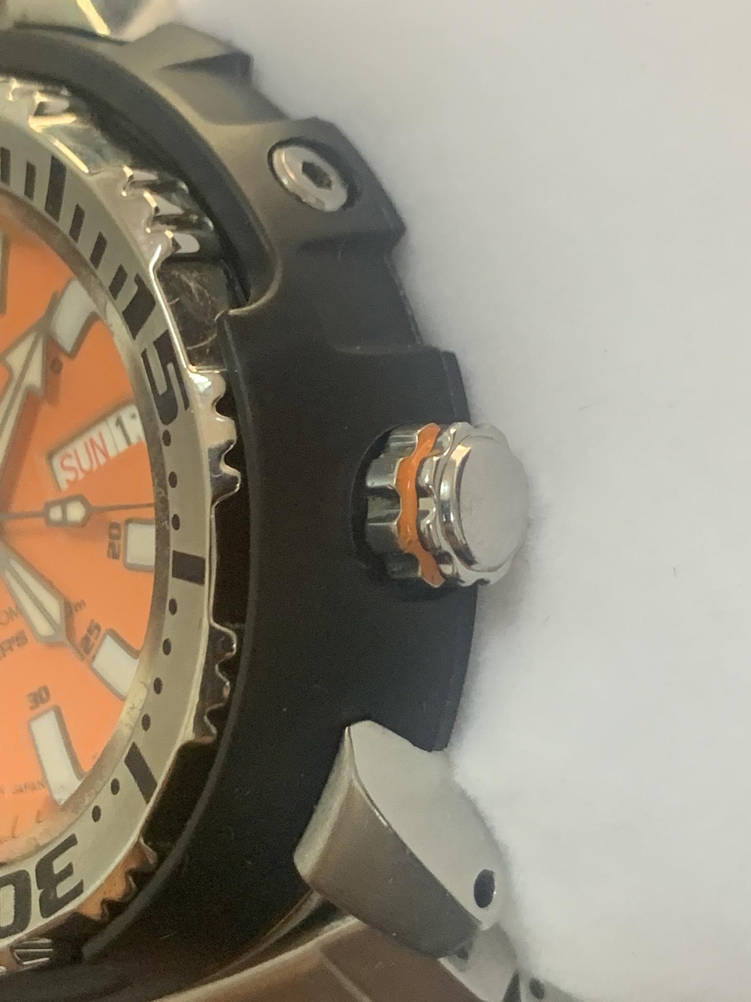 Seiko baby hot sale tuna orange