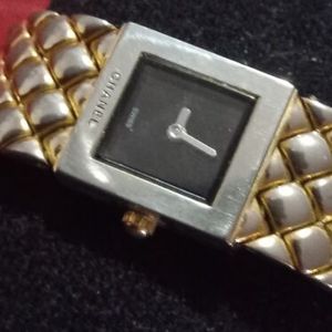 CHANEL, watch, golden plaque stainless steel, 20x25 mm