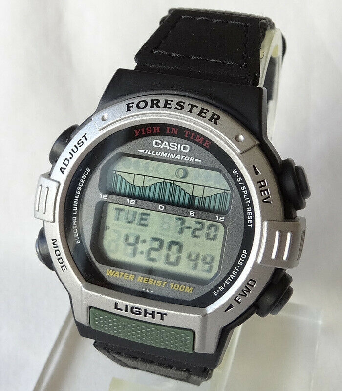 Vintage Casio FT 200 1879 Forester Fish In Time FT200 Mens Watch Illuminator WatchCharts Marketplace