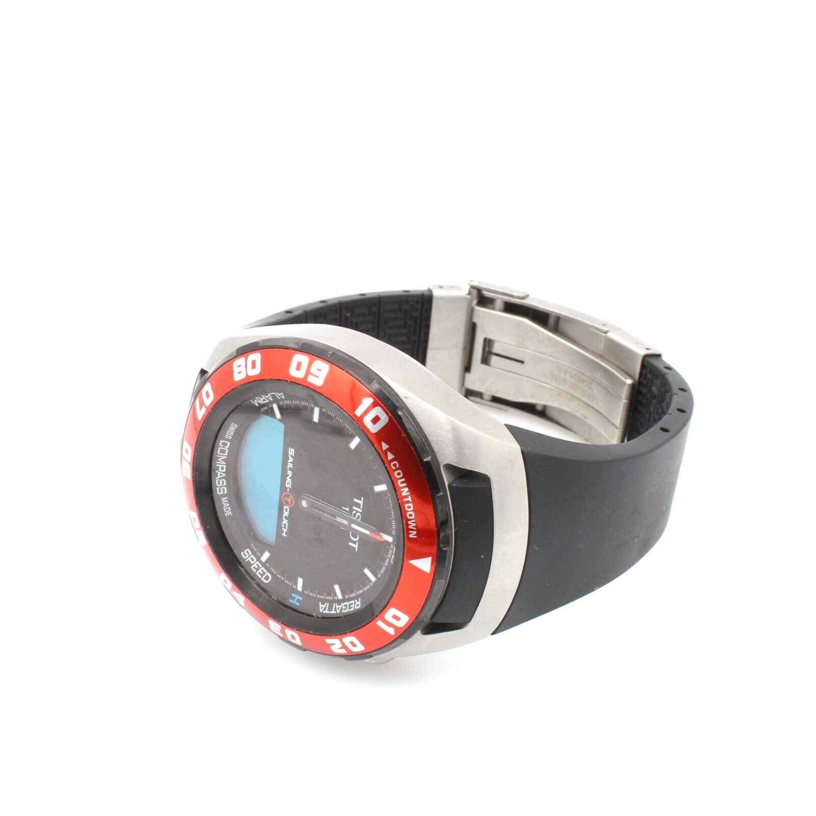 TISSOT 1853 SAILING TOUCH BLACK AND RED T056420A UNISEX WRISTWATCH