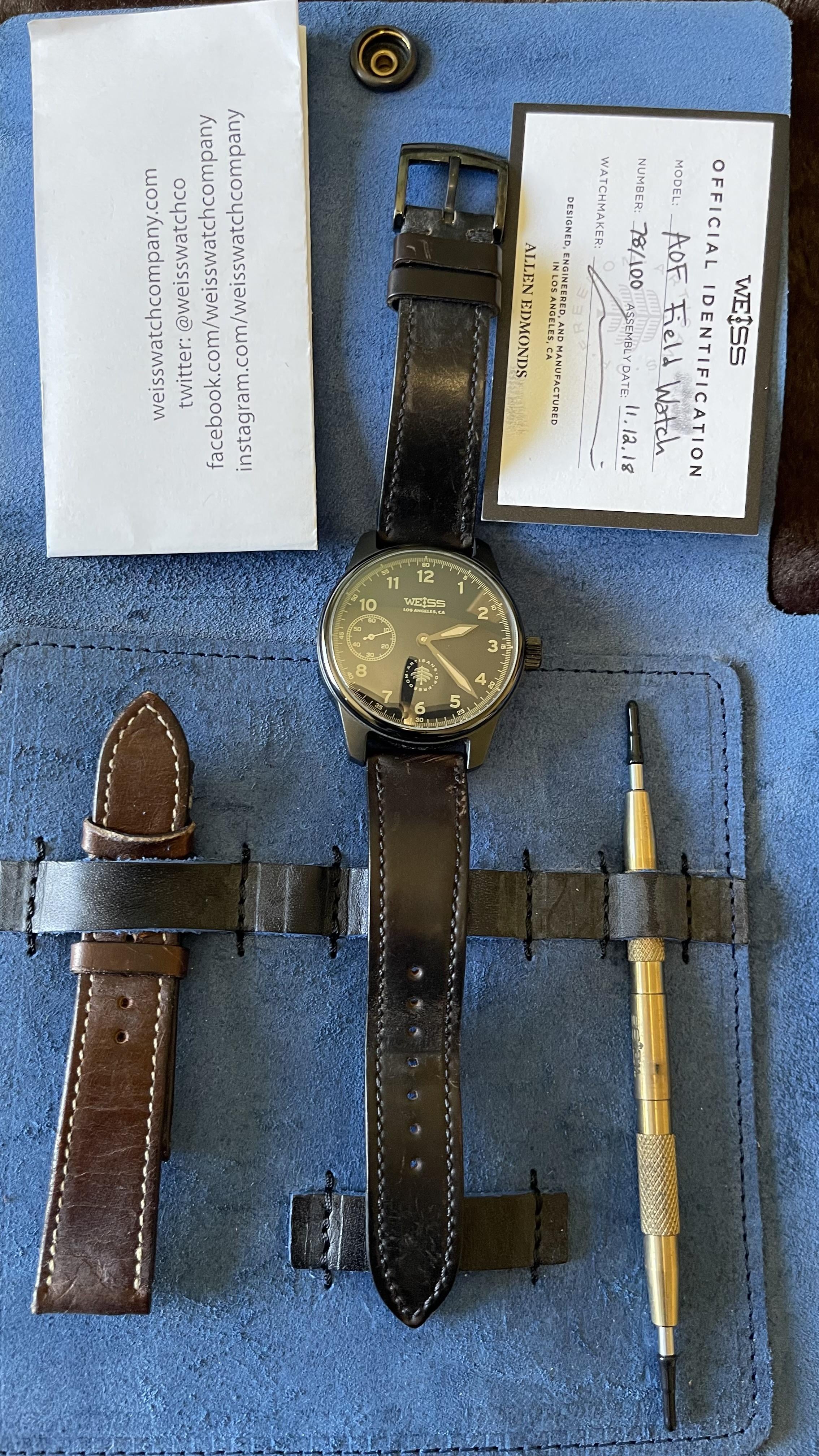 Weiss watch allen clearance edmonds