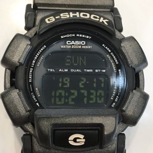 Vintage Casio G Shock Dw 003 Black With Velcro Strap Watchcharts