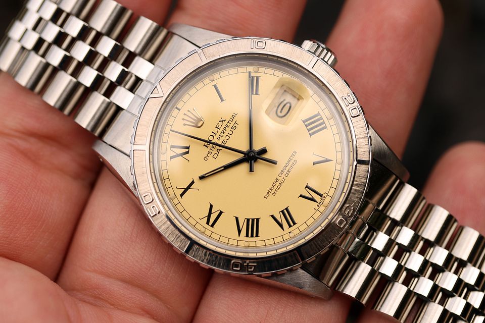 1980 Rolex DateJust Thunderbird ref. 16250 Lemon Buckley Dial