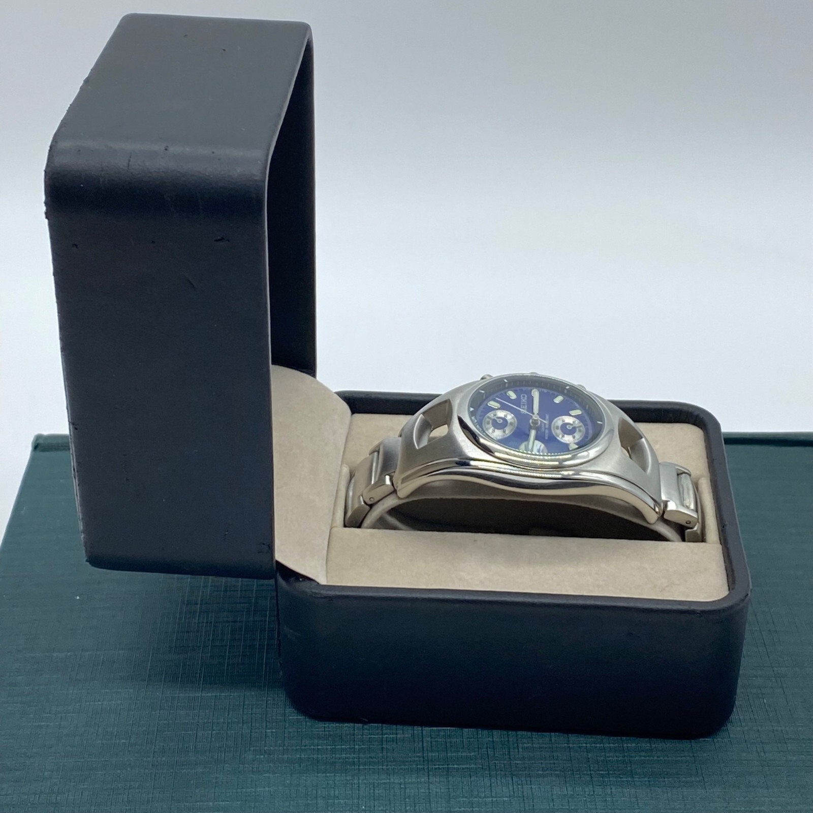 OLEVS Orologio da uomo con cronografo, analogico, al quarzo, in