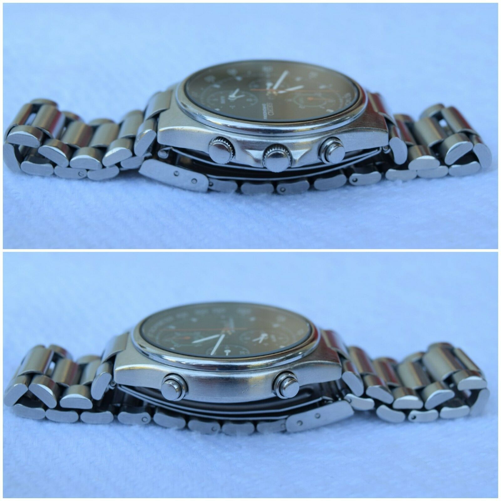 Serviced Seiko Speedmaster 7T42-6A10 Chronograph SBBR003 July 1992