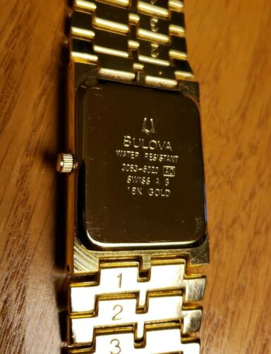 BULOVA VINTAGE 3063 6020 SWISS 18K GOLD PLATED MEN S WATCH WatchCharts Marketplace