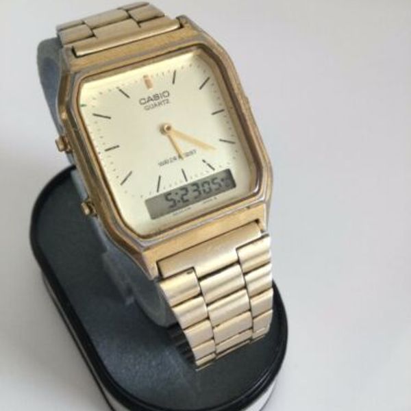 Vintage Ana Digital Casio Watch AQ-230 901A4-F79 Japan Working But