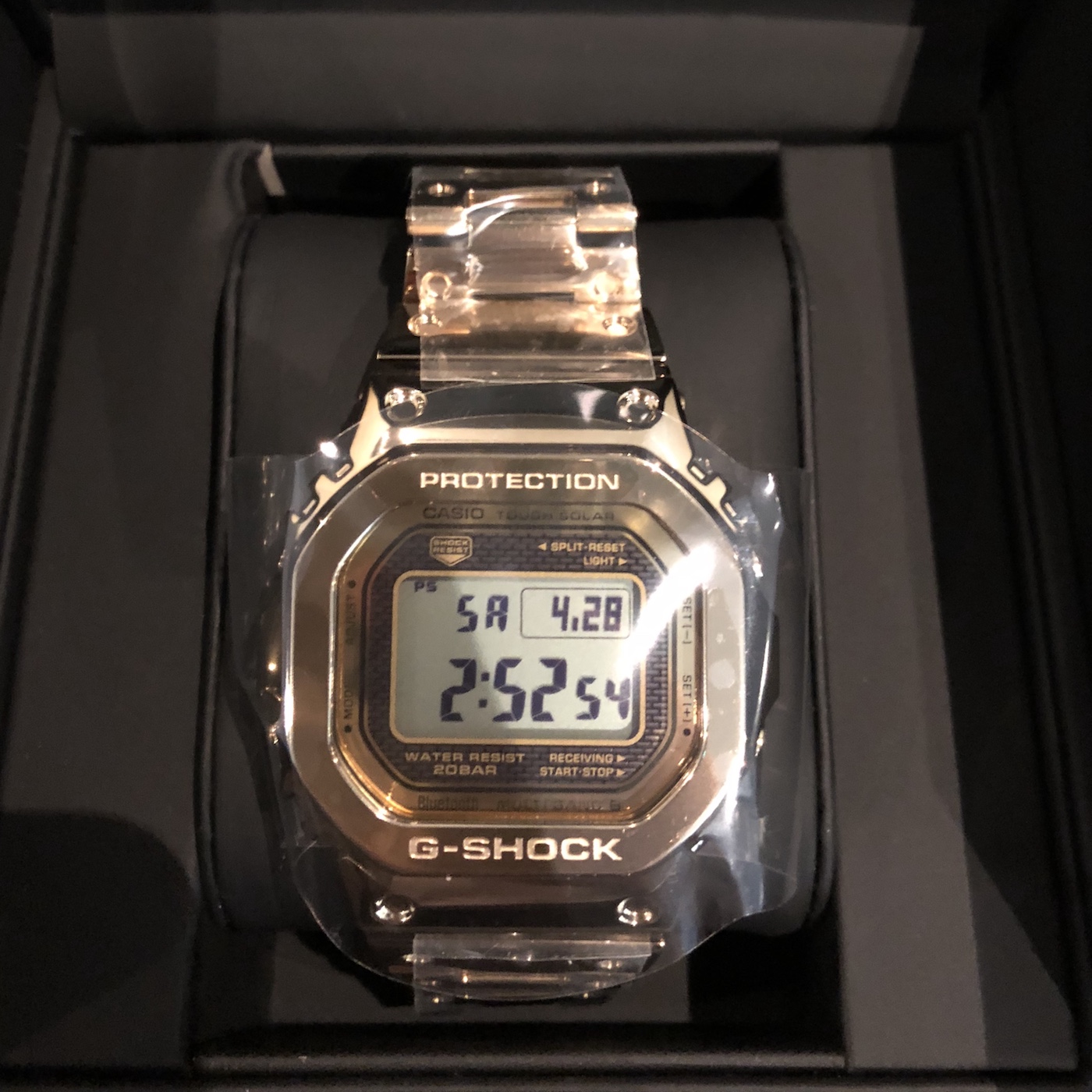 casio b5000 gold