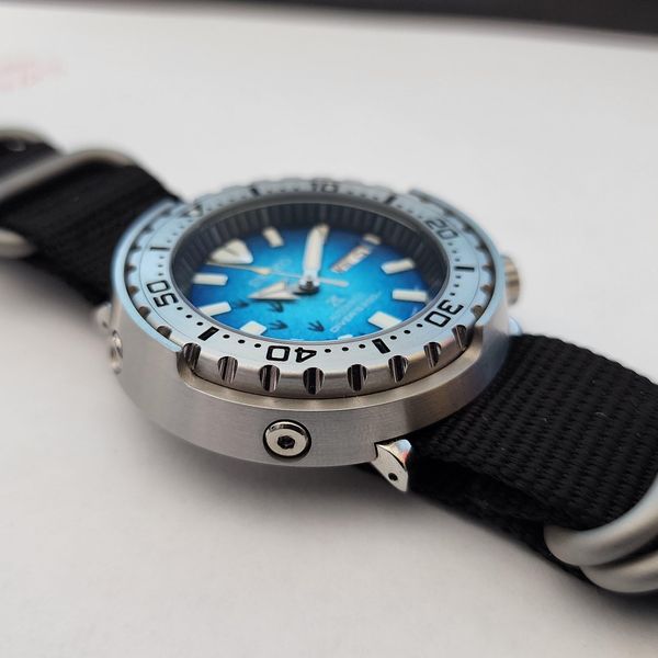 [WTS] Tuna Mod Ice Blue Penguin Dial $200 Shipped | WatchCharts Marketplace