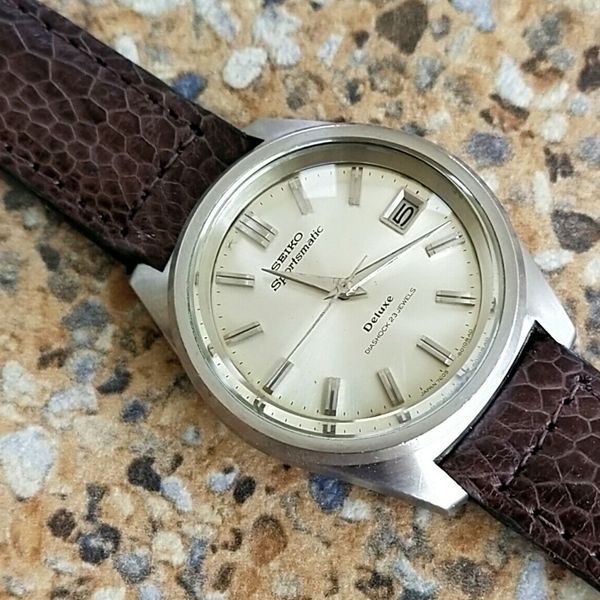Vintage Seiko Sportsmatic Deluxe 23 Jewels Automatic 7605 8000 JDM