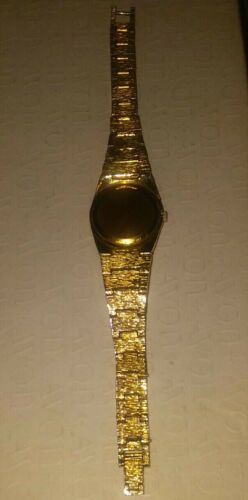 Rolex geneve cellini 2025 gold nugget watch