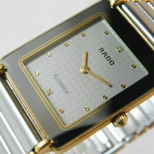 BEAUTIFUL!! RADO FLORENCE 204.3630.2 SILVER MEN'S VINTAGE WATCH