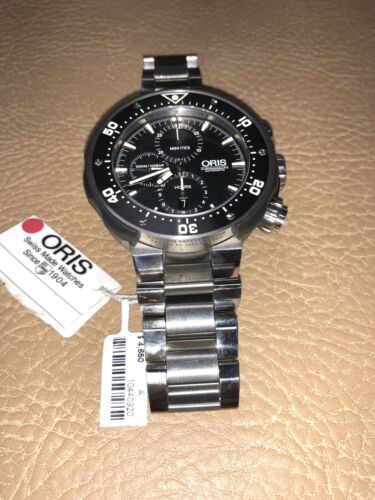 ORIS ProDiver Chronograph 01 774 7683 7154 Set Wrist Watch for Men