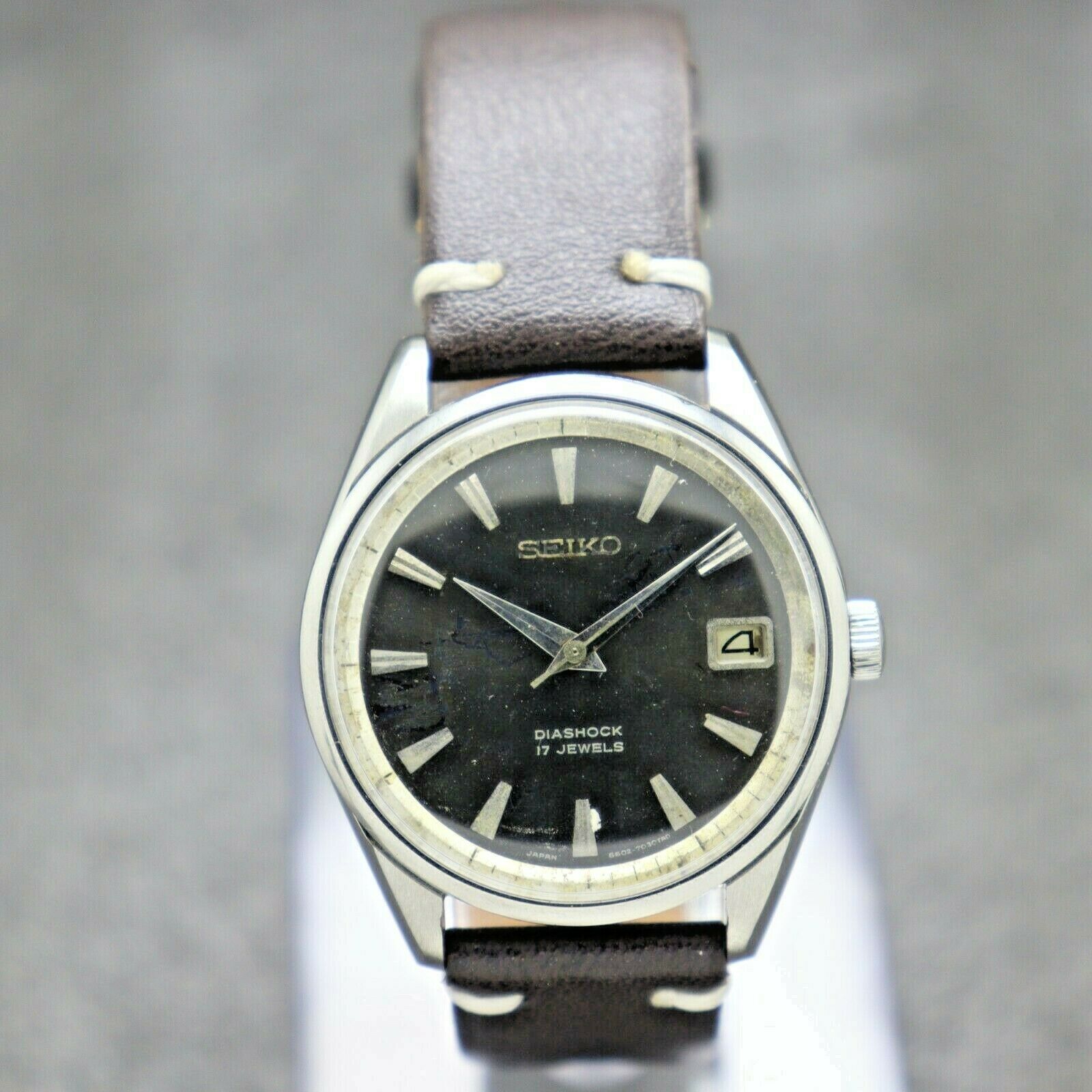 60's Seiko Sea Lion C22 Hand-Movement 6602-7020 Japan Made Men's